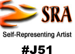 I am a self representing artist (SRA #J51)